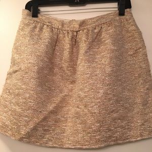 Zara gold skirt